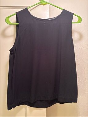 Eileen Fisher Silk Black Camisole